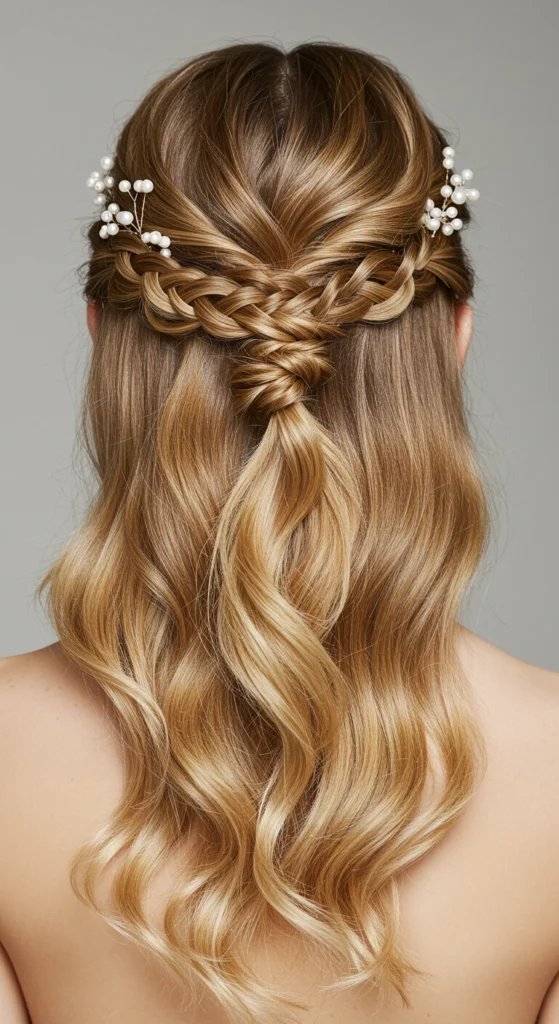Twisted Half-Up Bun
