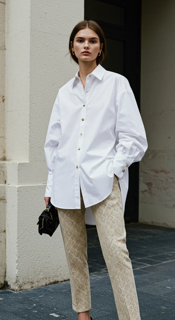 Relaxed Volume with Printed Neutrals