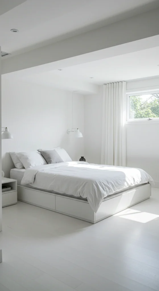 Minimalist White Oasis 