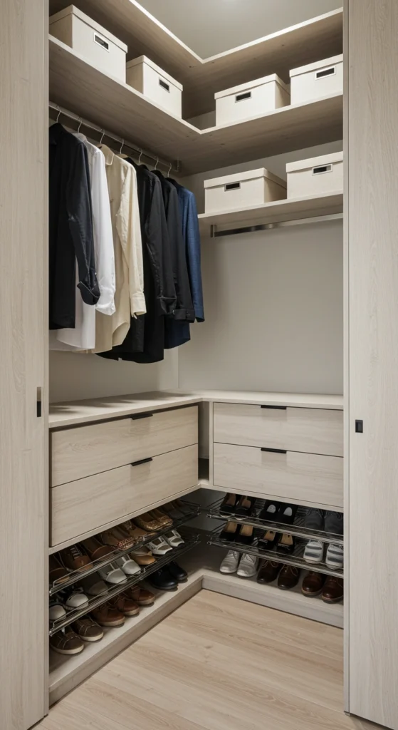 Small Walk-In Closet Ideas