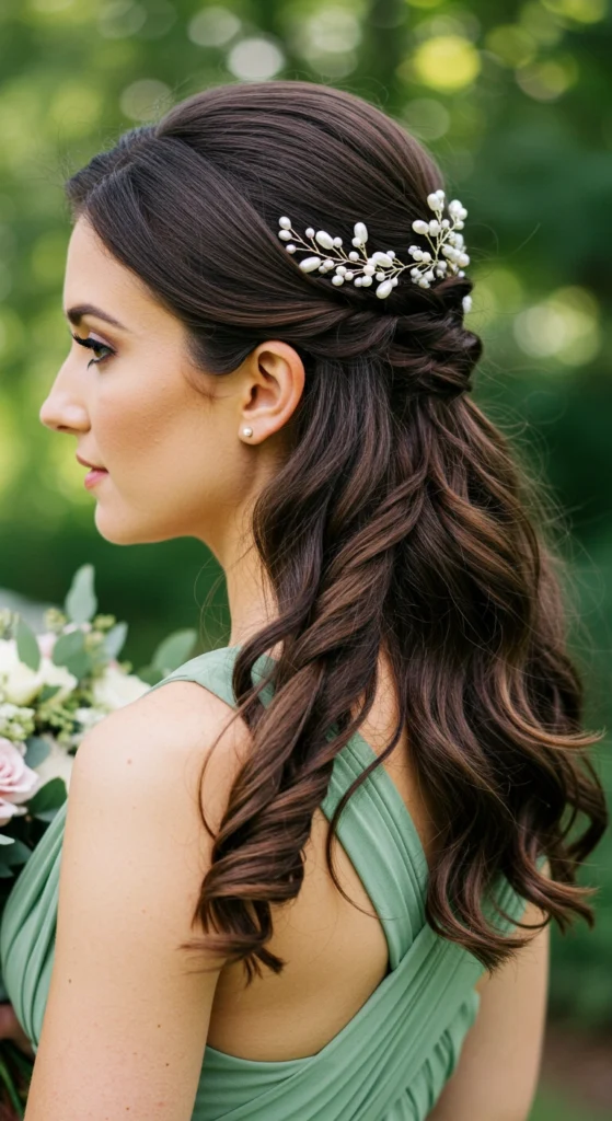Elegant Half-Up, Half-Down