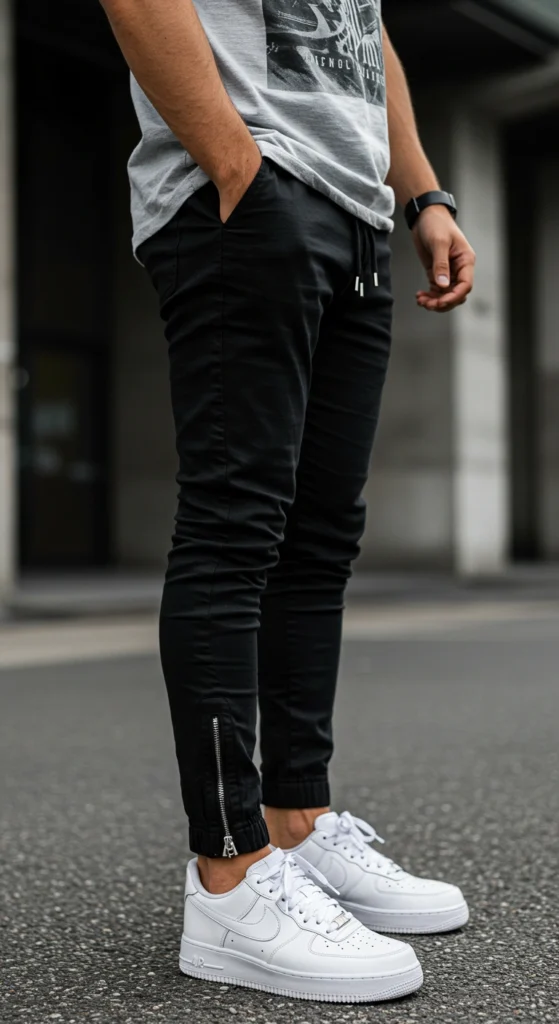 Athleisure Appeal: Joggers and Graphic Tee
