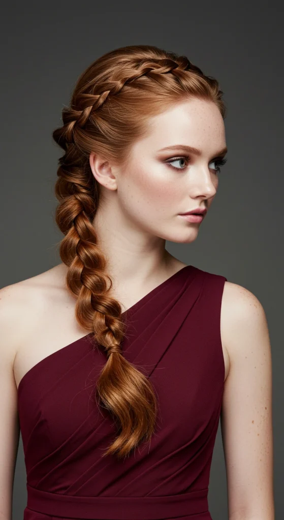 Dramatic Side Braid