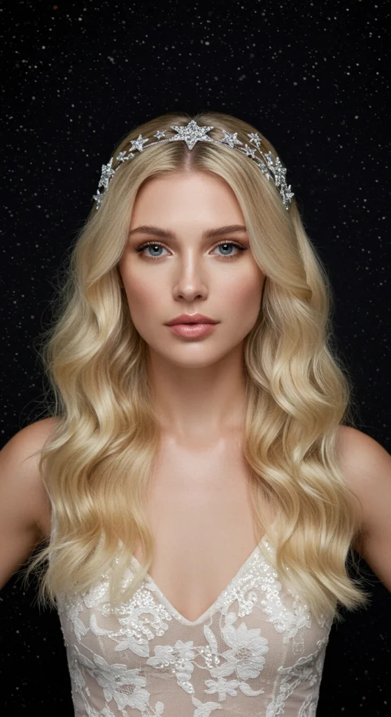 Big Waves with Glittery Headband