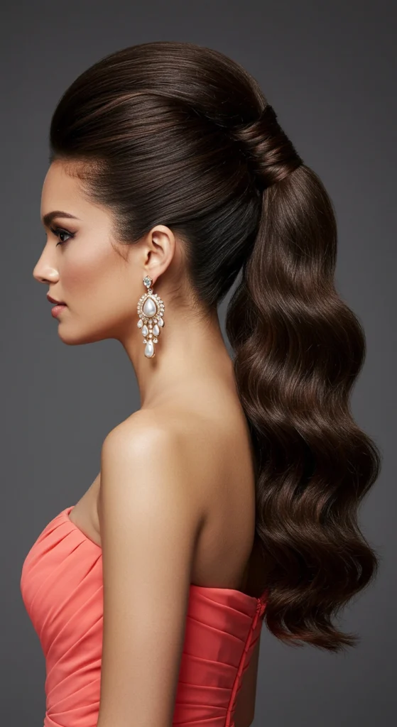 Voluminous High Ponytail