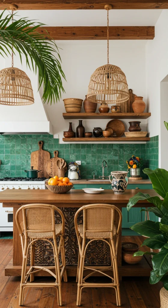 Tropical Afrohemian Kitchen