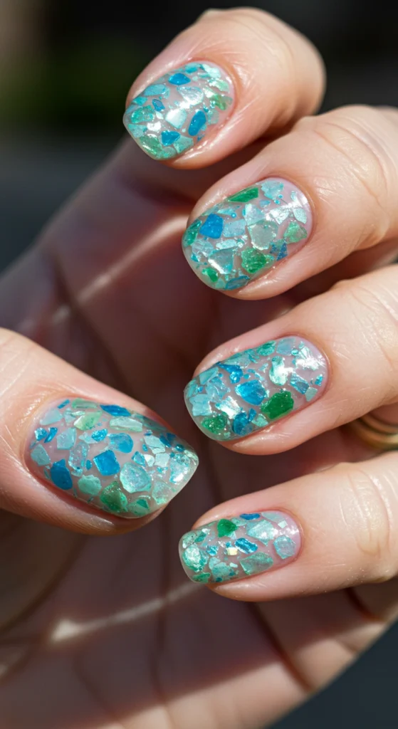 Sea Glass Fragments: