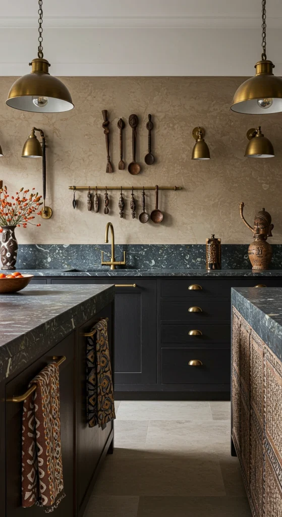 Luxe Afrohemian Cooking Space