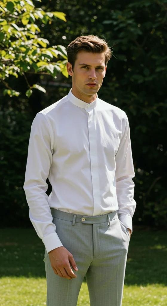 Grandad Collar Shirts: Understated Elegance