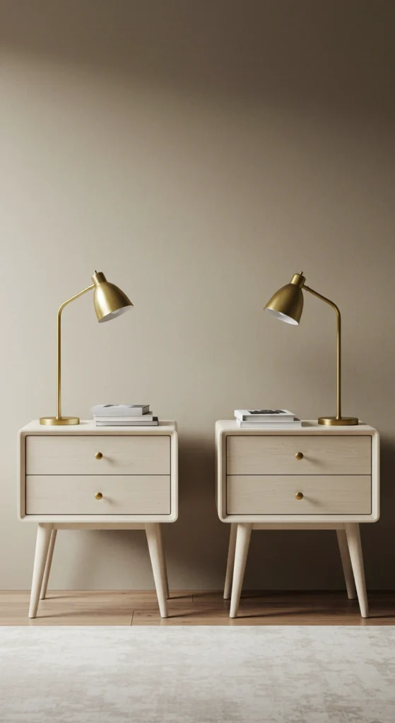 Consider Light Beige Nightstands