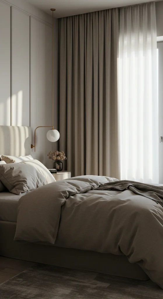 Try Beige Curtains