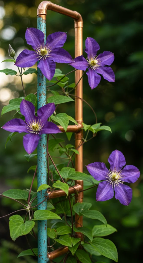 Copper Pipe Trellis
