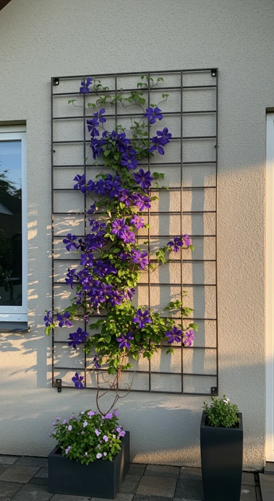 Wall-Mounted Trellis