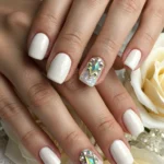 Short & Stunning: 12 Elegant Wedding Nail Designs for the Modern Bride
